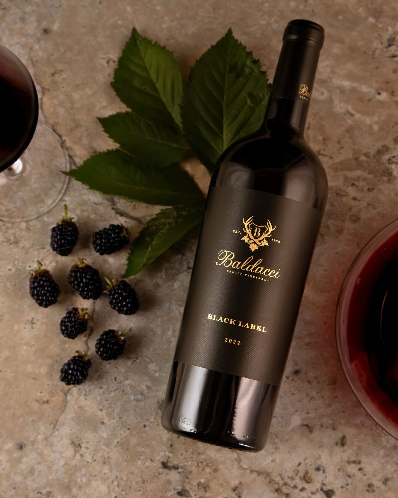 2022 Black Label Cabernet Sauvignon bottle